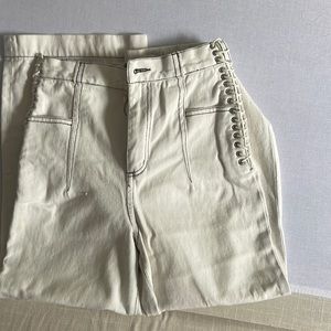 Phillip Lim Wide legged white jeans